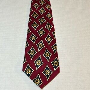 SADDLEBRED Silk Red Tie 55”